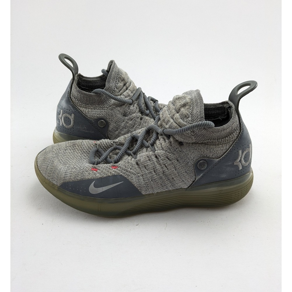 Mens Nike Zoom KD 11 Cool Gray Basketball Mod Top Shoes AO2604-002 Size 8.5
